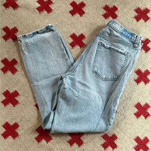 Abercrombie & Fitch Light Blue Straight Leg Jeans
